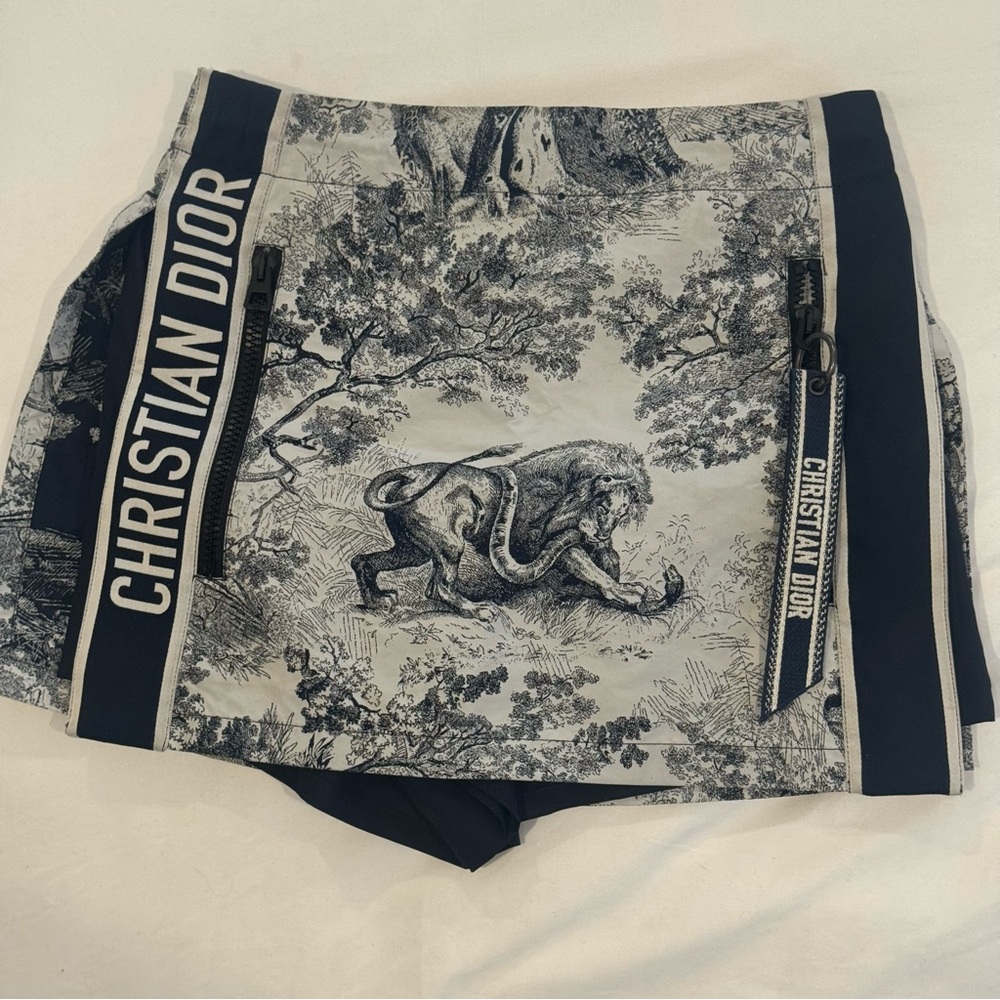 Christian Dior Dioriviera Skort | Size 36 | Toile de Jouy